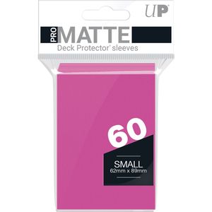 Sleeves Pro-Matte - Small Fel Roze (62x89 mm)