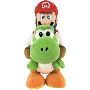 Super Mario - Mario en Yoshi Knuffel (21cm)
