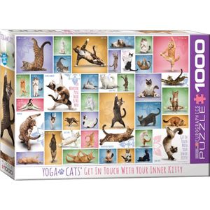 Yoga Cats Puzzel (1000 stukjes)