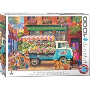 De Bloemenkar Puzzel (1000 stukjes)
