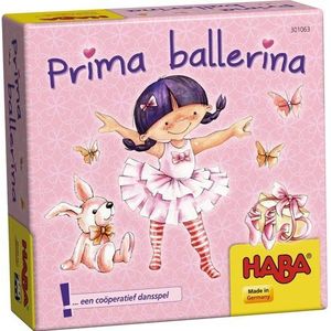 Haba Prima Ballerina - Bewegingsspel voor kinderen vanaf 4 jaar - Speelduur 10 minuten - 2 tot 6 spelers