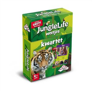 Identity Games JungleLife Weetjes Kwartet - Leuk en leerzaam kaartspel voor kinderen vanaf 6 jaar