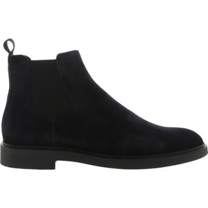 Owen - WG81 - Chelsea Boots - Navy - Suède - Handgemaakt