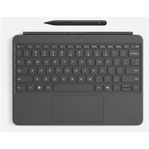Microsoft Surface Pro Keyboard - 12-inch - keyboard - with touchpad accelerometer - slate - with Slim Pen Input Device - Toetsenbord - Grijs