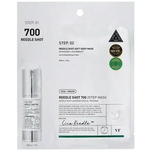 VT Cosmetics - Reedle Shot 700 - Gezichtsmasker - Cica Reedle™ Complex - 2-Staps