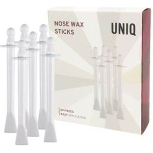 UNIQ Neuswax Sticks - 20 applicators voor neushaarverwijdering