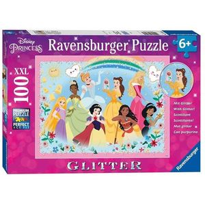 Disney Princess Glitterpuzzel (100 stukjes)