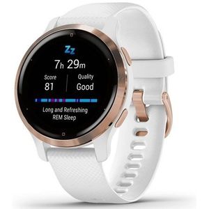 Garmin Venu 2s - Smartwatch voor dames met Stappenteller - 10 dagen batterij - 40 mm - Rose gold/Wit