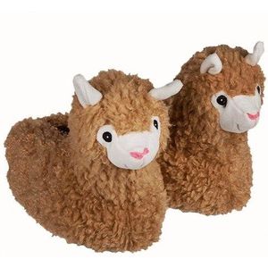 MikaMax - Alpaca Sloffen - Dieren Pantoffels - Zacht - Antislip Zool