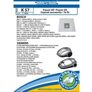 hanestroem Vacuum Cleaner Bags K57 - 5 pcs