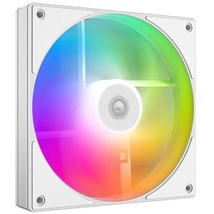 ID-Cooling AS-140 ARGB WHITE - Case ventilator - 140mm - Wit met RGB-licht - 25 dBA