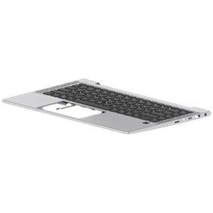 HP Zbook Firefly 14 G7 - Topcover Nordic- BL - Notebook replacement keyboard - Noords - Grijs