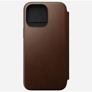 Nomad Modern Leather Folio iPhone 15 Pro Max brown