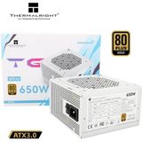 Thermalright TG S (Non-Modular) Wit - Voeding - 650 Watt - 120 mm - ATX 3.0 - 80 Plus 80 PLUS Gold