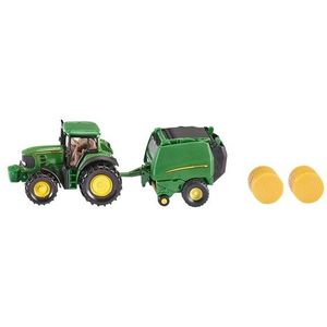 SIKU John Deere Tractor With Round Baler