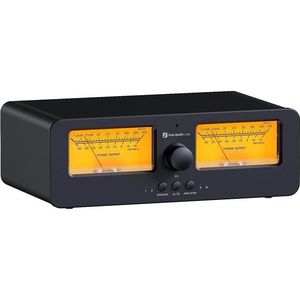 Fosi Audio LC30 - VU Meter - Versterker Luidspreker Selector Box - Geel