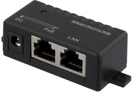 Deltaco - POE-109 - Strøminjektor - Zwart - Netwerkadapter