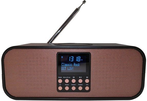 Scansonic - PA8001 - DAB+ Radio - Zwart - Met Draadloze Oplader