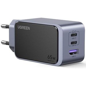 UGREEN Nexode Air Snellader - 65W - USB/USB-C - Grijs