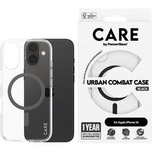 CARE by PanzerGlass Case Flagship Black MagSafe iPhone 16