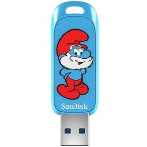 SANDISK - Papa Smurf - USB-stick - Blauw - 128GB - USB 3.2 Gen1
