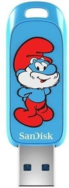 SANDISK - Papa Smurf - USB-stick - Blauw - 128GB - USB 3.2 Gen1