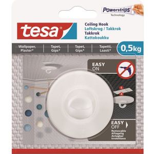 tesa Adhesive ceiling hook 0.5kg Wallpaper