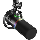 Maono PD200X - XLR Dynamische RGB Microfoon PC - USB-microfoon voor Streaming / Podcast / Studio / Gaming / PS4/5 / Mac