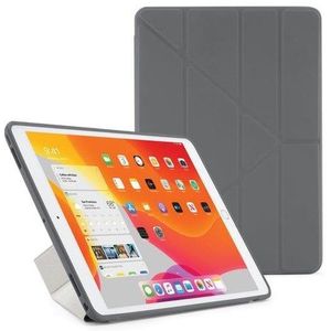 Pipetto - Origami - Hoesje - Grijs - TPU, 10,2 Inch, Sleep/Wake Functie