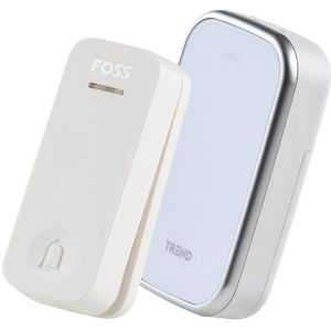 Foss Europe TREND Doorbell BLUU1 NOVUS Battery White