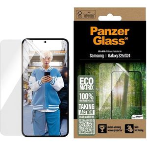 PanzerGlass Eco MATRIX Screen Protector Samsung Galaxy S25 | Ultra-Wide Fit