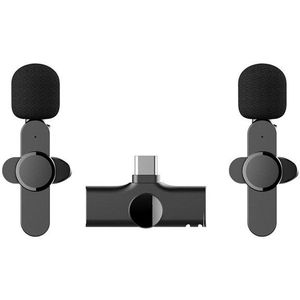 Lippa Dual Wireless Lavalier Microphone With USB-C Connector