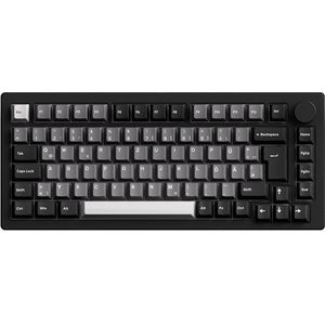 Akkogear Monsgeek M1 V5 VIA Black & Silver - V3 Piano Pro ISO - Gaming Toetsenbord - Zonder Numpad - Universal - Zwart
