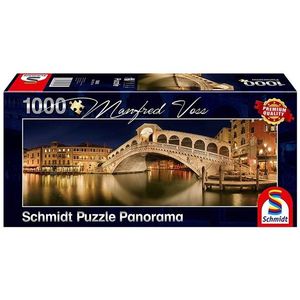 Schmidt - Rialto Brug - Puzzel - Multicolor - 1000 Stukjes