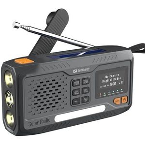 Sandberg Survivor DAB radio All-in-1 - AM/FM - Black