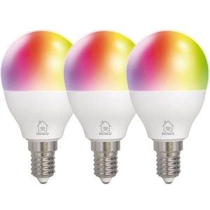 Deltaco Smart - LED light bulb - E14 - 5 W - RGB light - 2700-6500 K - white (pack of 3)