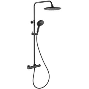 NORH Erika overhead shower set 1 & 3 sprays black