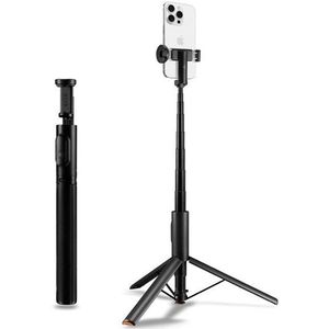 Spigen S541W - Draadloze Selfie Stick - Tripod - Maximaal 146 cm - Aluminium