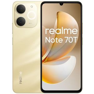 realme 70T - Smartphone - Goud - 256 GB - 6.74 inch - Dubbele SIM - 4G