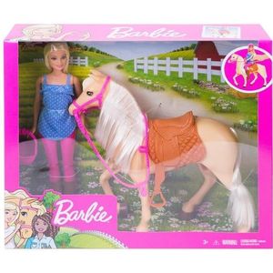 Barbie Doll and Horse (Blonde)