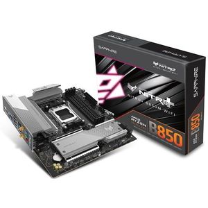 Sapphire NITRO+ B850M WIFI Moederbord - AMD B850 - AMD AM5 socket - DDR5 RAM - Micro-ATX