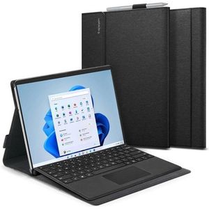 Spigen - Stand Folio - Hoes - Zwart - Voor Microsoft Surface Pro 11/10/9/8