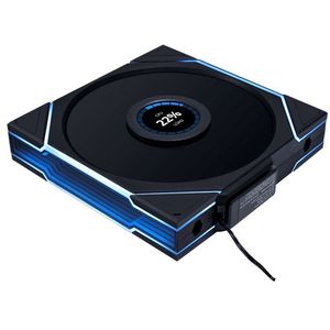 LIANLI - UF-TL140-LCD-WLS-1B - Ventilator - 140mm - Zwart - Draadloos