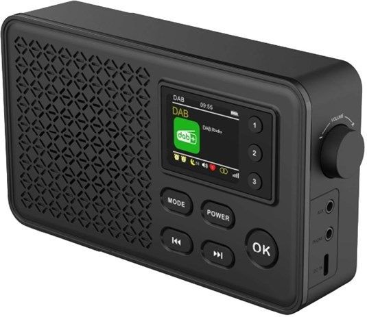 Denver DAB Radio - Bluetooth - DAB+/ FM Radio - 40 voorkeuzezenders - Wekkerradio - DAB57B