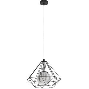 EGLO VERNHAM hanglamp, zwart-transparant