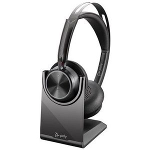 Poly Voyager Focus 2 USB-C Headset with charge stand