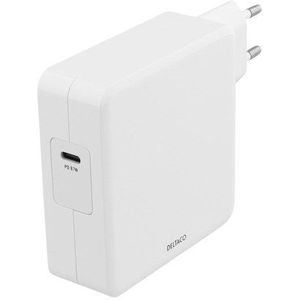 Deltaco 87W USB-C Power supply Fast charging USB
