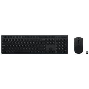 Lenovo Professional - Keyboard and mouse set - Deens - Grijs