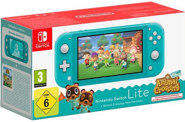 Nintendo Switch Lite - Bundle - Turquoise - Spelcomputer