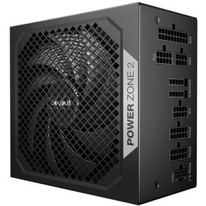 be quiet! POWER ZONE 2 1000W Voeding - 1000 Watt - 140 mm - ATX 3.1 - 80 Plus 80 PLUS Platinum